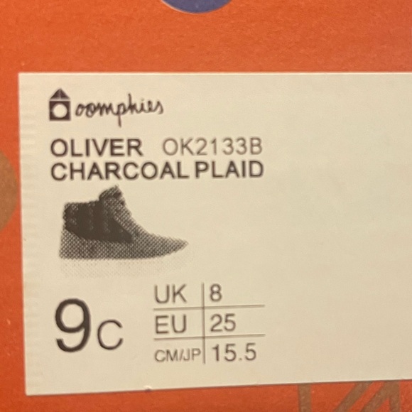 Oliver Charcoal Plaid boot 9c - Picture 5 of 5